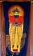 Sri Lanka: A cloth depicting King Buwanekabahu IV covers a doorway at the Gadaladeniya Temple, Kandy