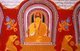 Sri Lanka: Buddha in a wall painting at Asgiriya Vihara (temple), Kandy